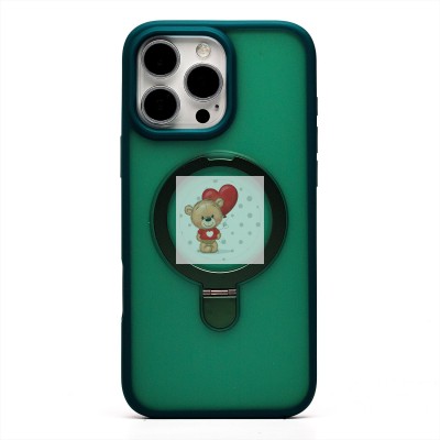 Чехол-накладка для Apple iPhone 16 Pro Max (темно-зеленый) - SM088 SafeMag