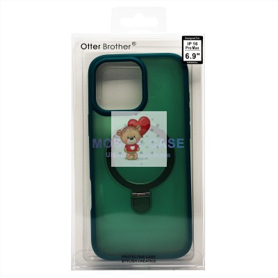 Чехол-накладка для Apple iPhone 16 Pro Max (темно-зеленый) - SM088 SafeMag