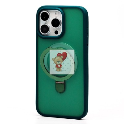 Чехол-накладка для Apple iPhone 16 Pro Max (темно-зеленый) - SM088 SafeMag