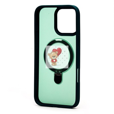 Чехол-накладка для Apple iPhone 16 Pro Max (темно-зеленый) - SM088 SafeMag