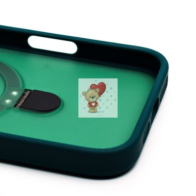 Чехол-накладка для Apple iPhone 16 Pro Max (темно-зеленый) - SM088 SafeMag