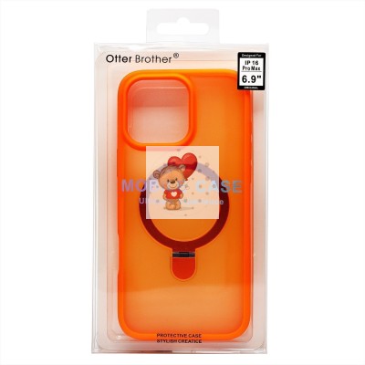 Чехол-накладка для Apple iPhone 16 Pro Max (оранжевый) - SM088 SafeMag