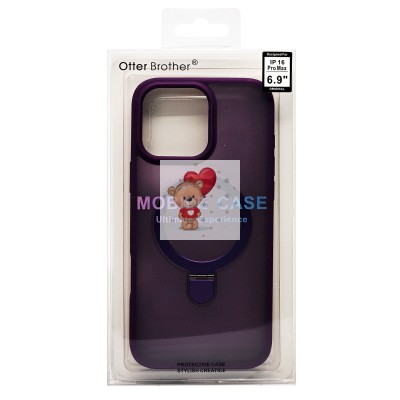 Чехол-накладка для Apple iPhone 16 Pro Max (фиолетовый) - SM088 SafeMag Чехол-накладка для Apple iPhone 16 Pro Max (фиолетовый) - SM088 SafeMag