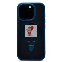 Чехол-накладка для Apple iPhone 16 Pro (темно-синий) - SM088 SafeMag