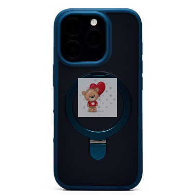 Чехол-накладка для Apple iPhone 16 Pro (темно-синий) - SM088 SafeMag Чехол-накладка для Apple iPhone 16 Pro (темно-синий) - SM088 SafeMag