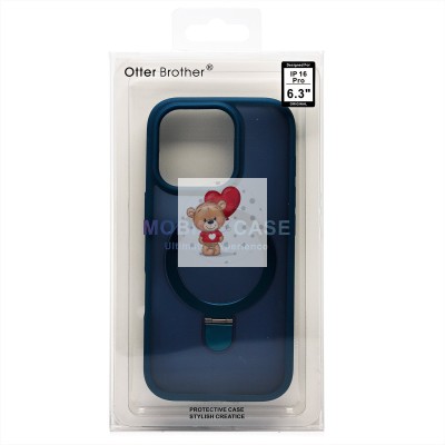 Чехол-накладка для Apple iPhone 16 Pro (темно-синий) - SM088 SafeMag