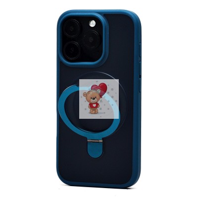 Чехол-накладка для Apple iPhone 16 Pro (темно-синий) - SM088 SafeMag