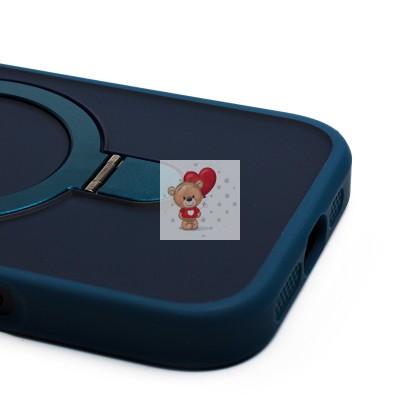 Чехол-накладка для Apple iPhone 16 Pro (темно-синий) - SM088 SafeMag