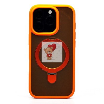 Чехол-накладка для Apple iPhone 16 Pro (оранжевый) - SM088 SafeMag