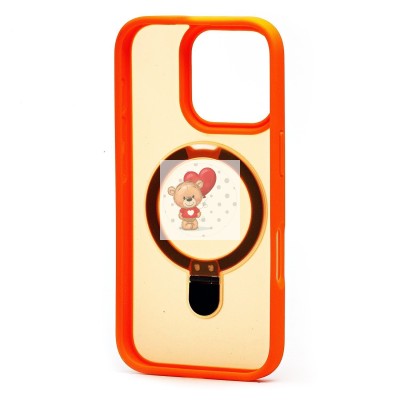 Чехол-накладка для Apple iPhone 16 Pro (оранжевый) - SM088 SafeMag