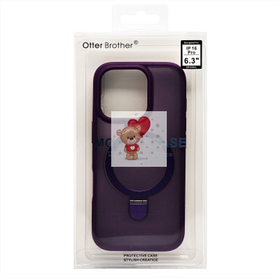 Чехол-накладка для Apple iPhone 16 Pro (фиолетовый) - SM088 SafeMag