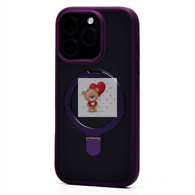 Чехол-накладка для Apple iPhone 16 Pro (фиолетовый) - SM088 SafeMag