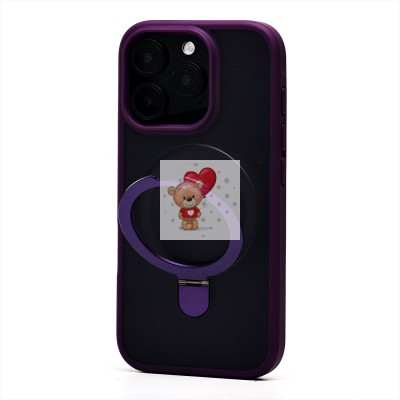 Чехол-накладка для Apple iPhone 16 Pro (фиолетовый) - SM088 SafeMag