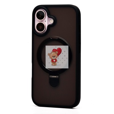 Чехол-накладка для Apple iPhone 16 (черный) - SM088 SafeMag