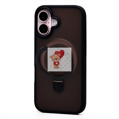 Чехол-накладка для Apple iPhone 16 (черный) - SM088 SafeMag