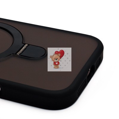 Чехол-накладка для Apple iPhone 16 (черный) - SM088 SafeMag