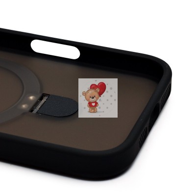 Чехол-накладка для Apple iPhone 16 (черный) - SM088 SafeMag