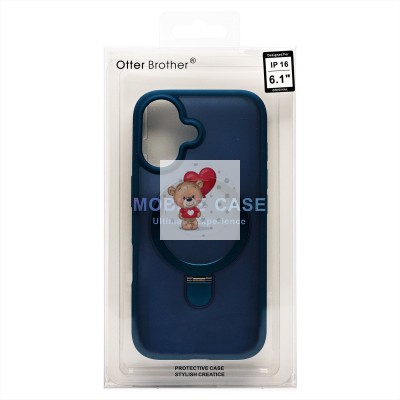 Чехол-накладка для Apple iPhone 16 (темно-синий) - SM088 SafeMag Чехол-накладка для Apple iPhone 16 (темно-синий) - SM088 SafeMag