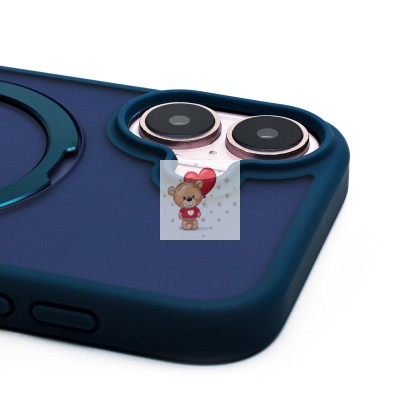 Чехол-накладка для Apple iPhone 16 (темно-синий) - SM088 SafeMag Чехол-накладка для Apple iPhone 16 (темно-синий) - SM088 SafeMag