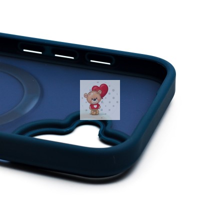 Чехол-накладка для Apple iPhone 16 (темно-синий) - SM088 SafeMag Чехол-накладка для Apple iPhone 16 (темно-синий) - SM088 SafeMag