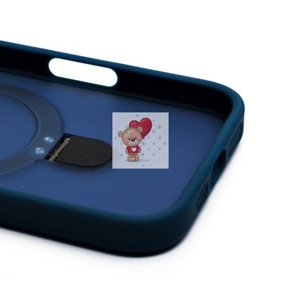 Чехол-накладка для Apple iPhone 16 (темно-синий) - SM088 SafeMag Чехол-накладка для Apple iPhone 16 (темно-синий) - SM088 SafeMag