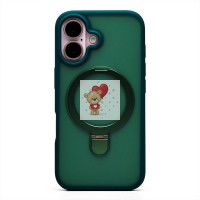 Чехол-накладка для Apple iPhone 16 (темно-зеленый) - SM088 SafeMag