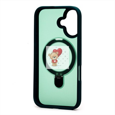 Чехол-накладка для Apple iPhone 16 (темно-зеленый) - SM088 SafeMag