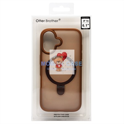 Чехол-накладка для Apple iPhone 16 (золотой) - SM088 SafeMag Чехол-накладка для Apple iPhone 16 (золотой) - SM088 SafeMag