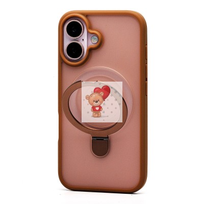 Чехол-накладка для Apple iPhone 16 (золотой) - SM088 SafeMag Чехол-накладка для Apple iPhone 16 (золотой) - SM088 SafeMag