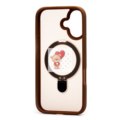 Чехол-накладка для Apple iPhone 16 (золотой) - SM088 SafeMag Чехол-накладка для Apple iPhone 16 (золотой) - SM088 SafeMag