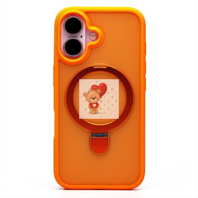 Чехол-накладка для Apple iPhone 16 (оранжевый) - SM088 SafeMag