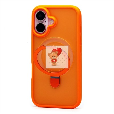 Чехол-накладка для Apple iPhone 16 (оранжевый) - SM088 SafeMag Чехол-накладка для Apple iPhone 16 (оранжевый) - SM088 SafeMag