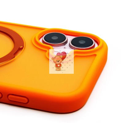 Чехол-накладка для Apple iPhone 16 (оранжевый) - SM088 SafeMag Чехол-накладка для Apple iPhone 16 (оранжевый) - SM088 SafeMag