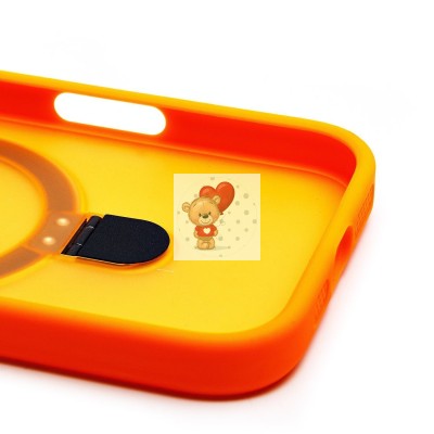 Чехол-накладка для Apple iPhone 16 (оранжевый) - SM088 SafeMag Чехол-накладка для Apple iPhone 16 (оранжевый) - SM088 SafeMag