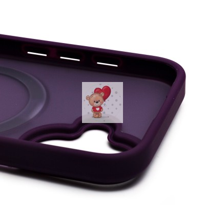 Чехол-накладка для Apple iPhone 16 (фиолетовый) - SM088 SafeMag