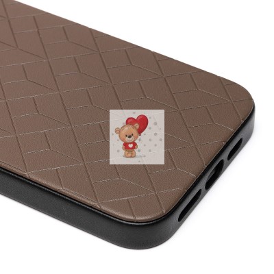 Чехол-накладка для Apple iPhone 15 Pro Max (глиняный) - SM089 SafeMag экокожа