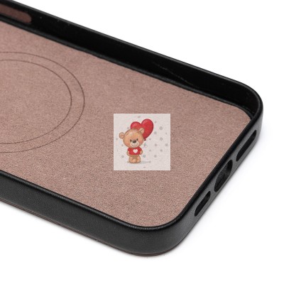 Чехол-накладка для Apple iPhone 15 Pro Max (глиняный) - SM089 SafeMag экокожа