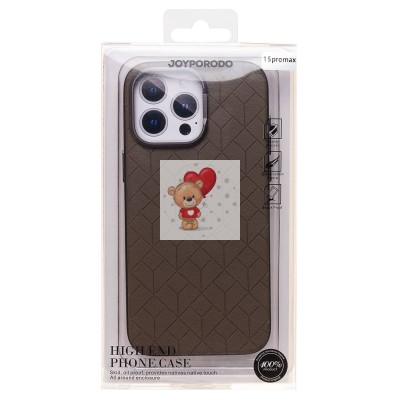 Чехол-накладка для Apple iPhone 15 Pro Max (глиняный) - SM089 SafeMag экокожа