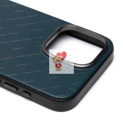 Чехол-накладка для Apple iPhone 15 Pro Max (зеленый) - SM089 SafeMag экокожа Чехол-накладка для Apple iPhone 15 Pro Max (зеленый) - SM089 SafeMag экокожа