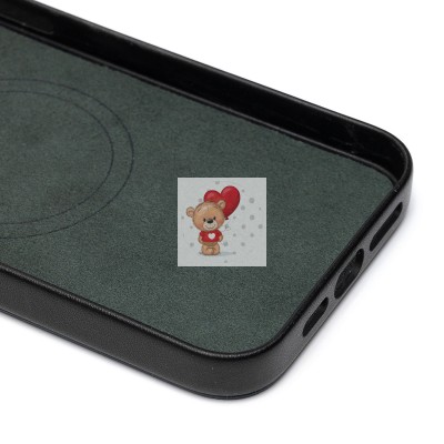 Чехол-накладка для Apple iPhone 15 Pro Max (зеленый) - SM089 SafeMag экокожа Чехол-накладка для Apple iPhone 15 Pro Max (зеленый) - SM089 SafeMag экокожа