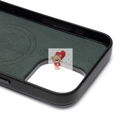 Чехол-накладка для Apple iPhone 15 Pro Max (зеленый) - SM089 SafeMag экокожа Чехол-накладка для Apple iPhone 15 Pro Max (зеленый) - SM089 SafeMag экокожа