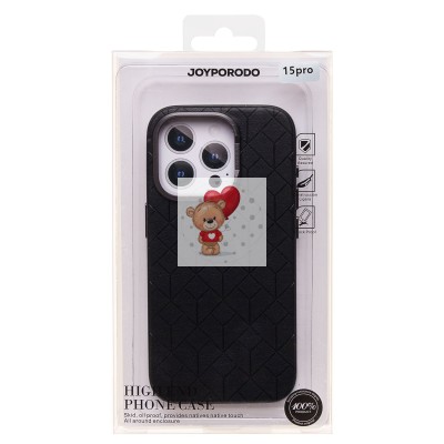 Чехол-накладка для Apple iPhone 15 Pro (черный) - SM089 SafeMag экокожа