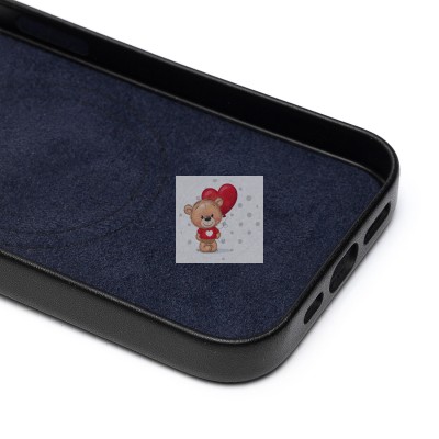 Чехол-накладка для Apple iPhone 15 Pro (синий) - SM089 SafeMag экокожа Чехол-накладка для Apple iPhone 15 Pro (синий) - SM089 SafeMag экокожа