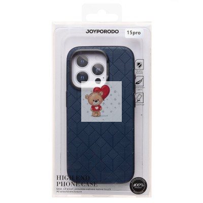 Чехол-накладка для Apple iPhone 15 Pro (синий) - SM089 SafeMag экокожа Чехол-накладка для Apple iPhone 15 Pro (синий) - SM089 SafeMag экокожа