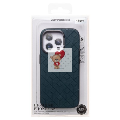 Чехол-накладка для Apple iPhone 15 Pro (зеленый) - SM089 SafeMag экокожа