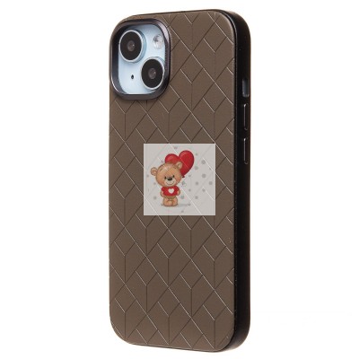 Чехол-накладка для Apple iPhone 15 (глиняный) - SM089 SafeMag экокожа