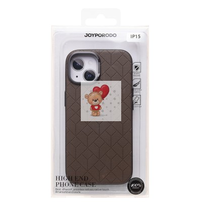 Чехол-накладка для Apple iPhone 15 (глиняный) - SM089 SafeMag экокожа