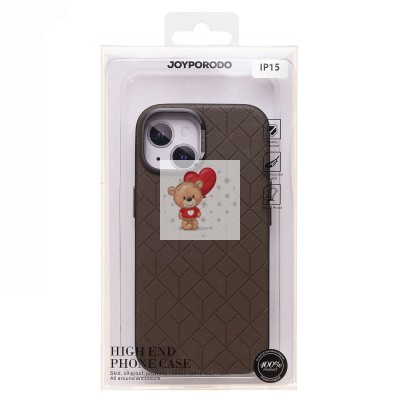 Чехол-накладка для Apple iPhone 15 (глиняный) - SM089 SafeMag экокожа