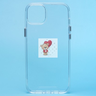 Чехол-накладка для Apple iPhone 14 Plus (прозрачный) - Space Чехол-накладка для Apple iPhone 14 Plus (прозрачный) - Space