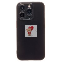 Чехол-накладка для Apple iPhone 15 Pro (черный) - Ultra Slim